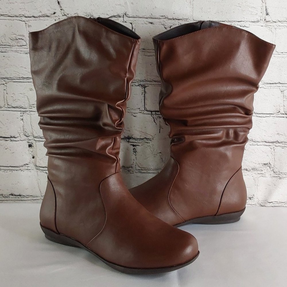 'COMFORTVIEW' 'MELIA' SCRUNCH-TOP BOOTS - Picture 12 of 16
